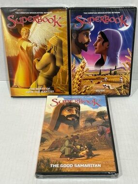 Superbook DVD Bundle — The Birth of John the Baptist, Ruth, The Good Samaritan